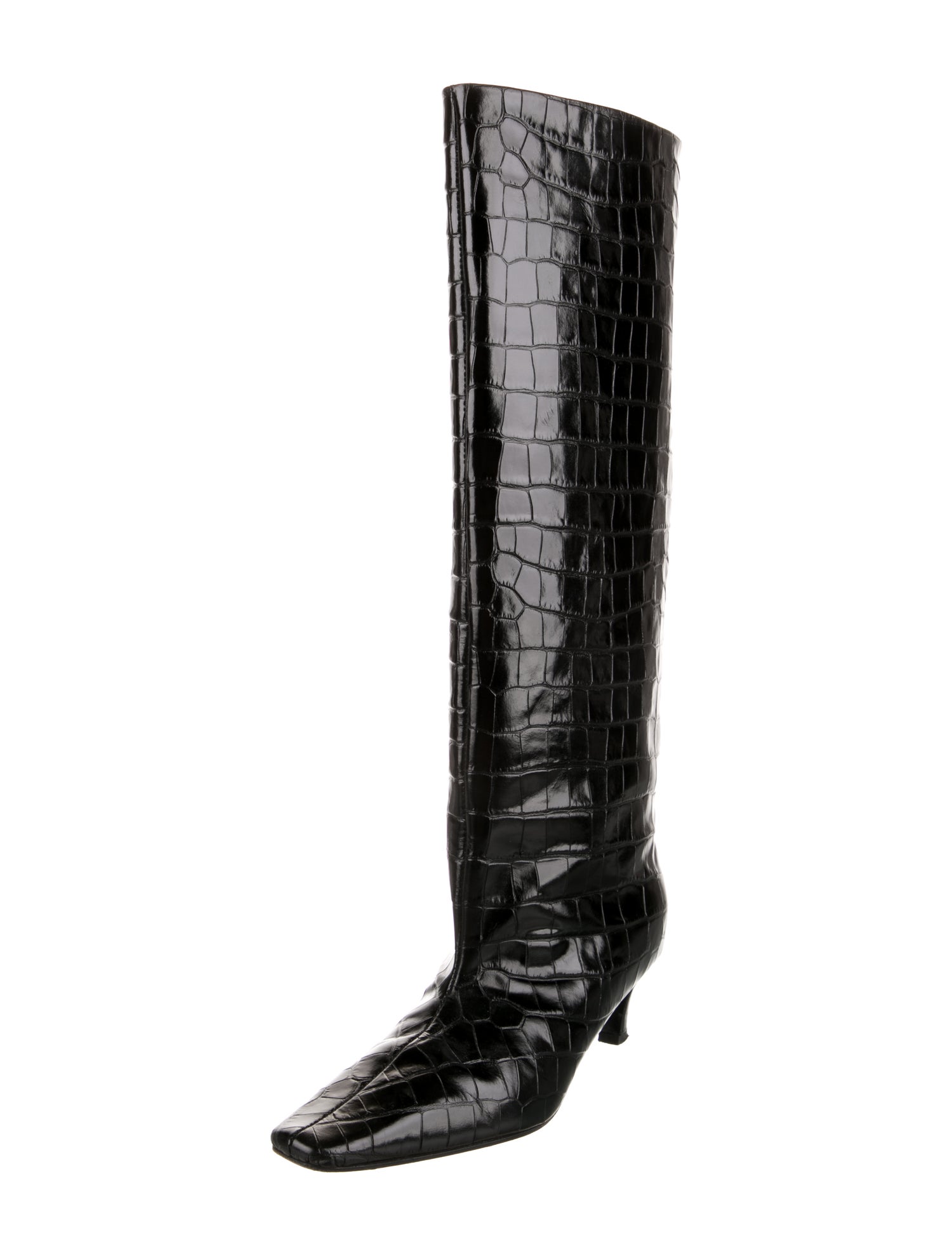 TOTEME Embossed Leather Boots