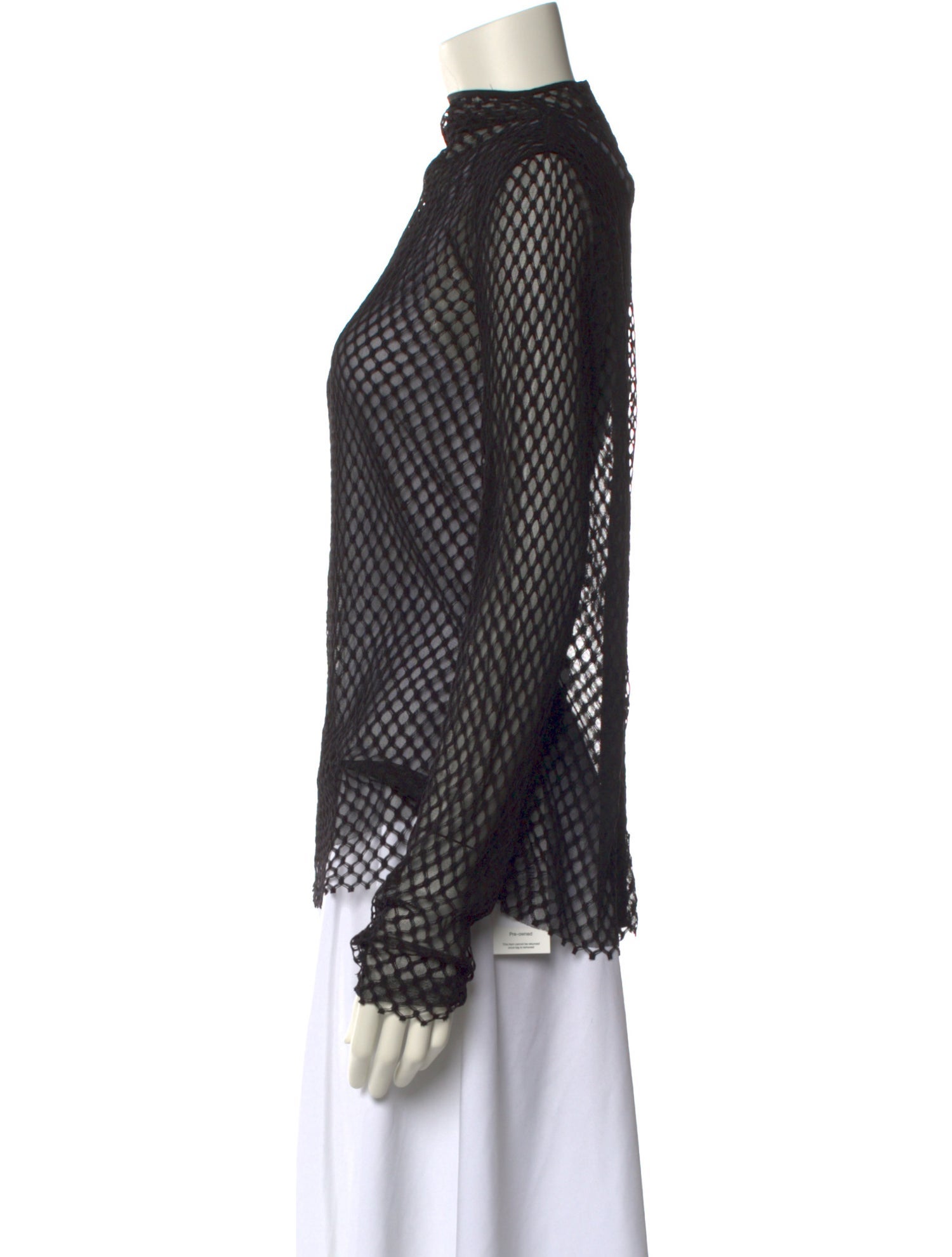 TOTEME Printed Mock Neck Blouse