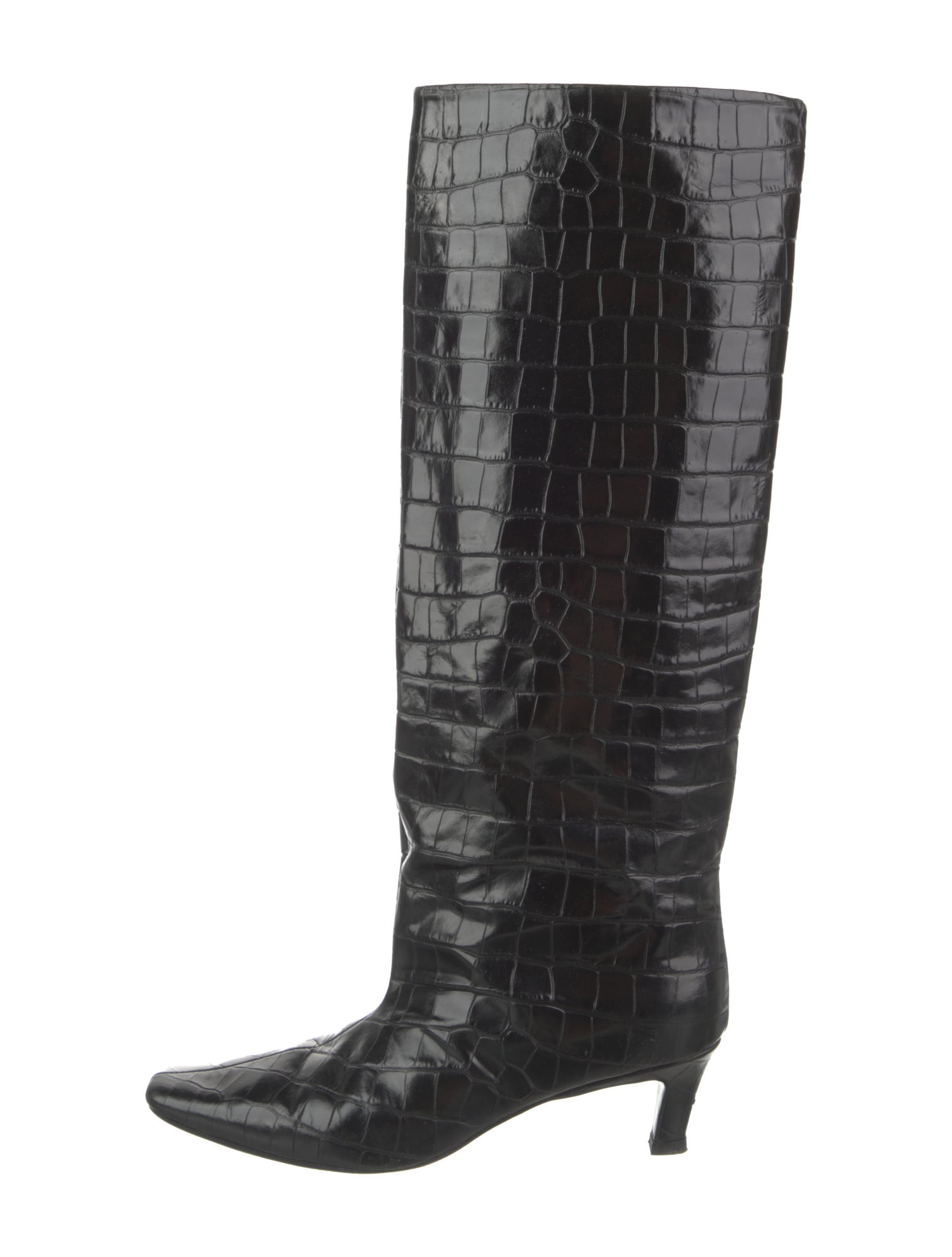 TOTEME Embossed Leather Boots