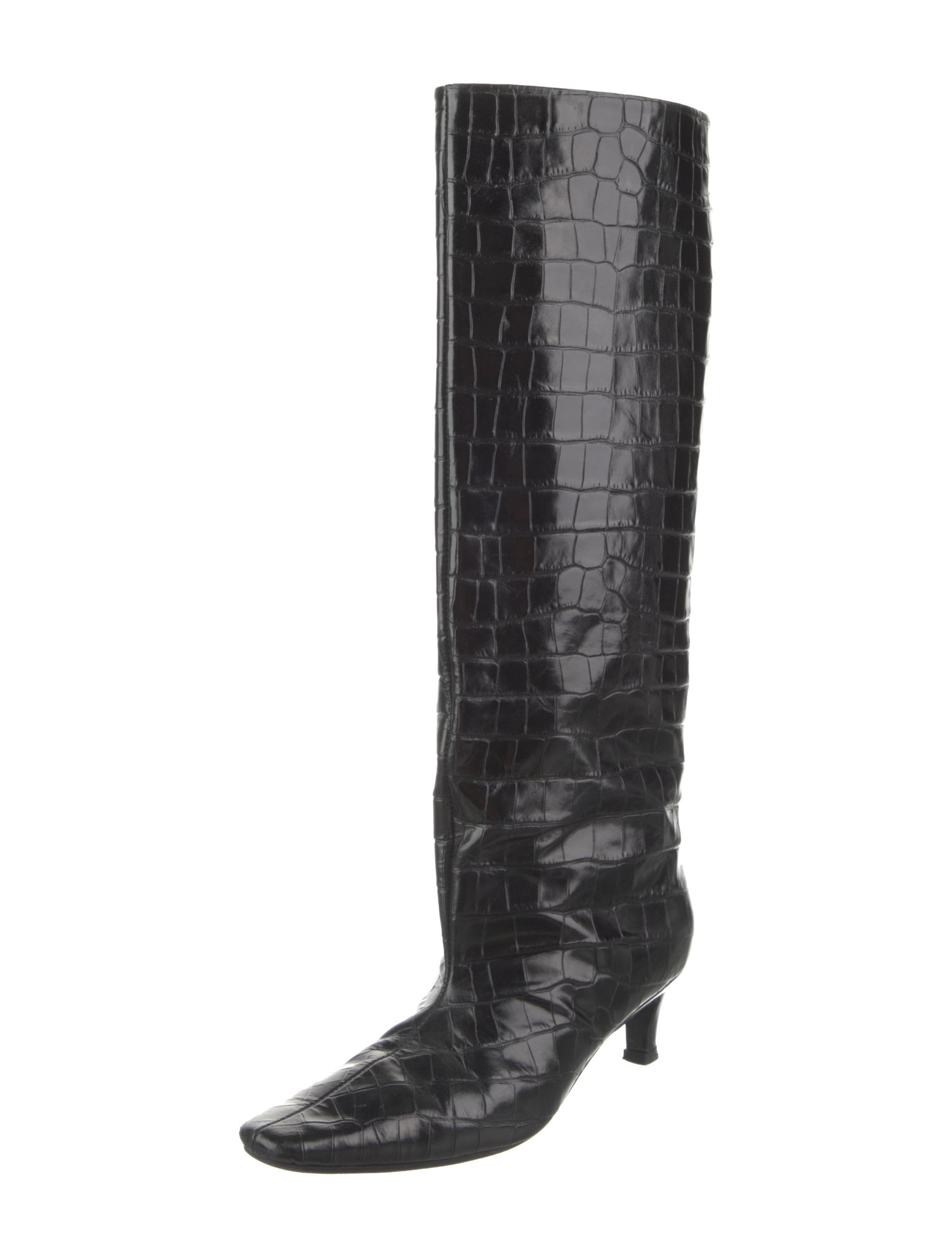 TOTEME Embossed Leather Boots