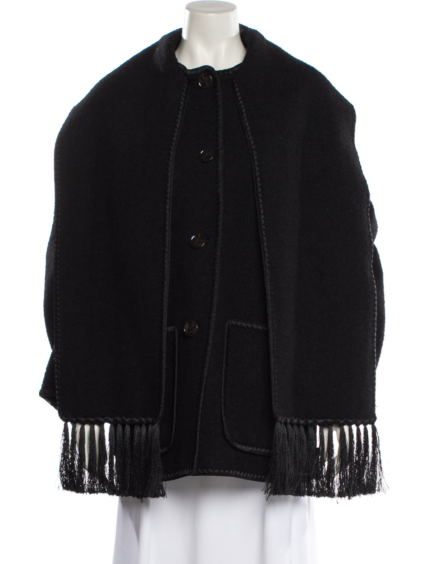 TOTEME Wool Faux Fur Coat