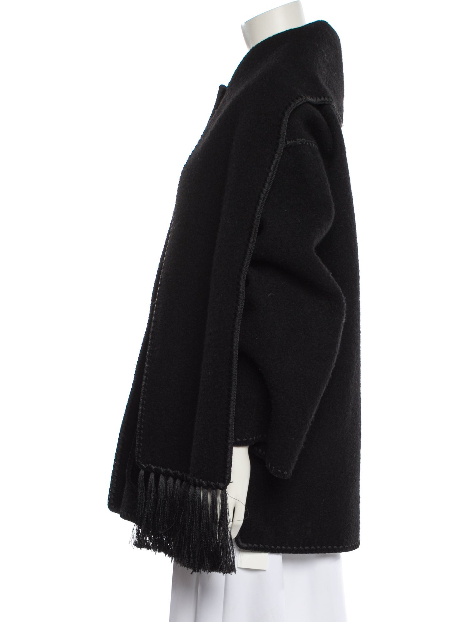 TOTEME Wool Faux Fur Coat