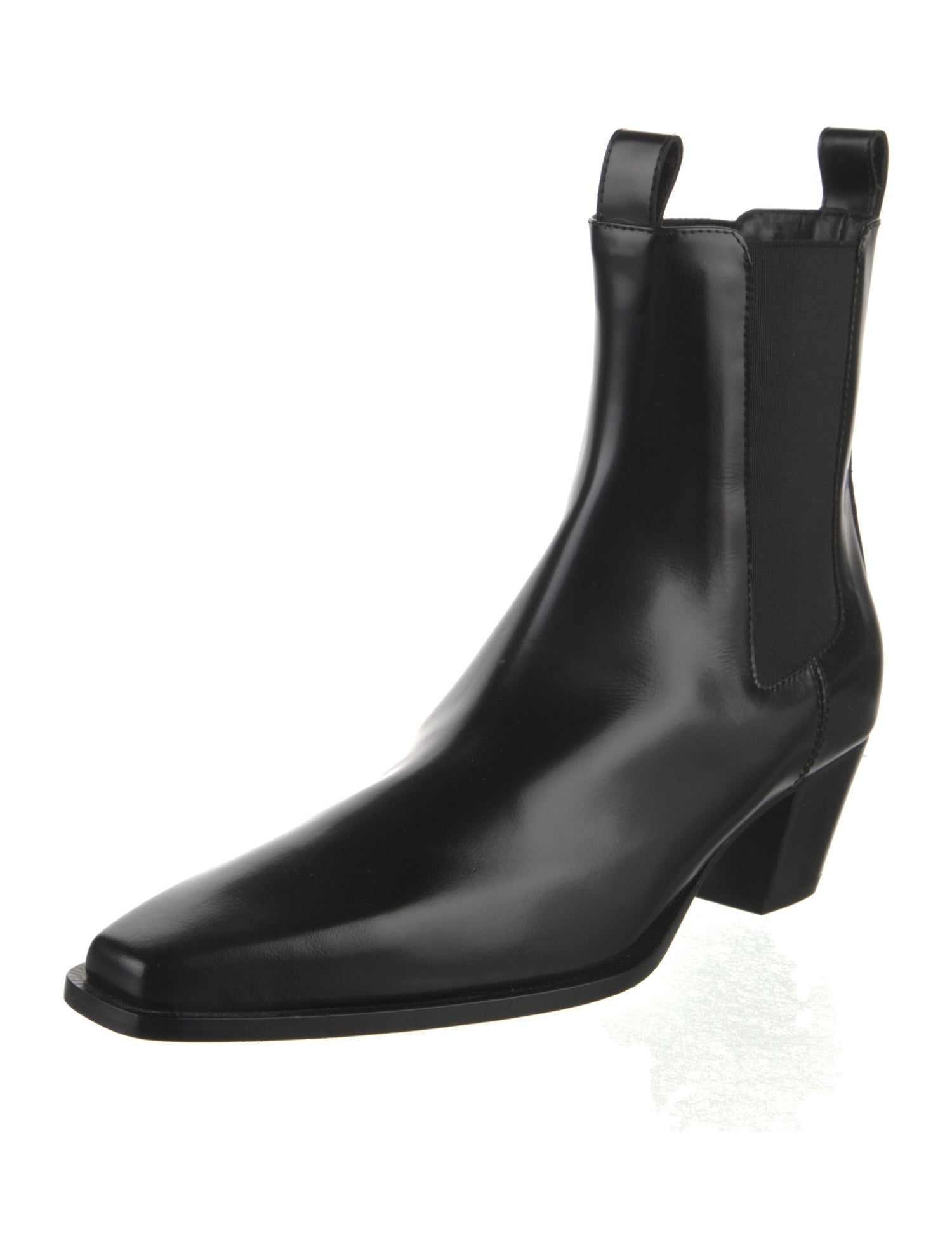 TOTEME Patent Leather Chelsea Boots