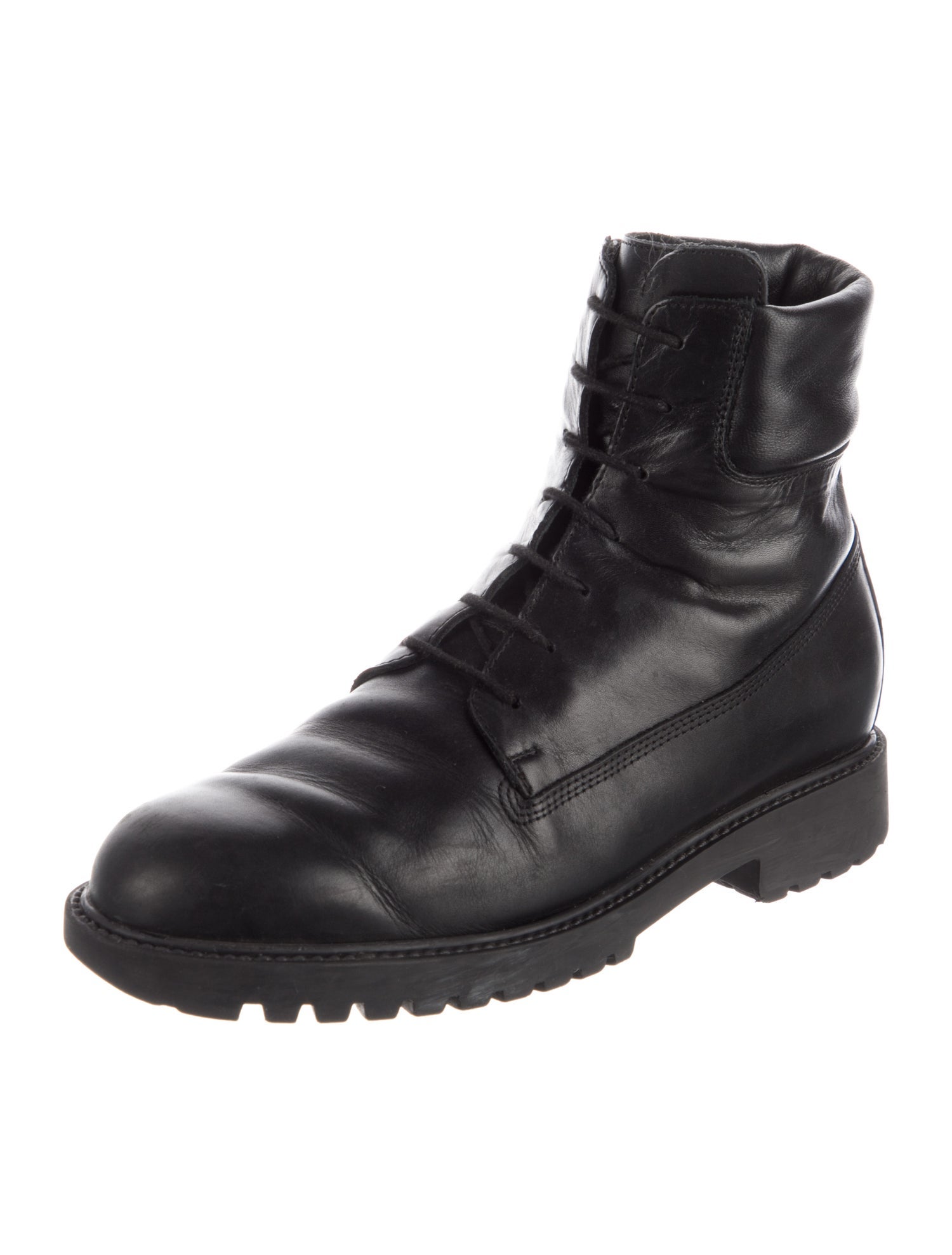 TOTEME Leather Combat Boots