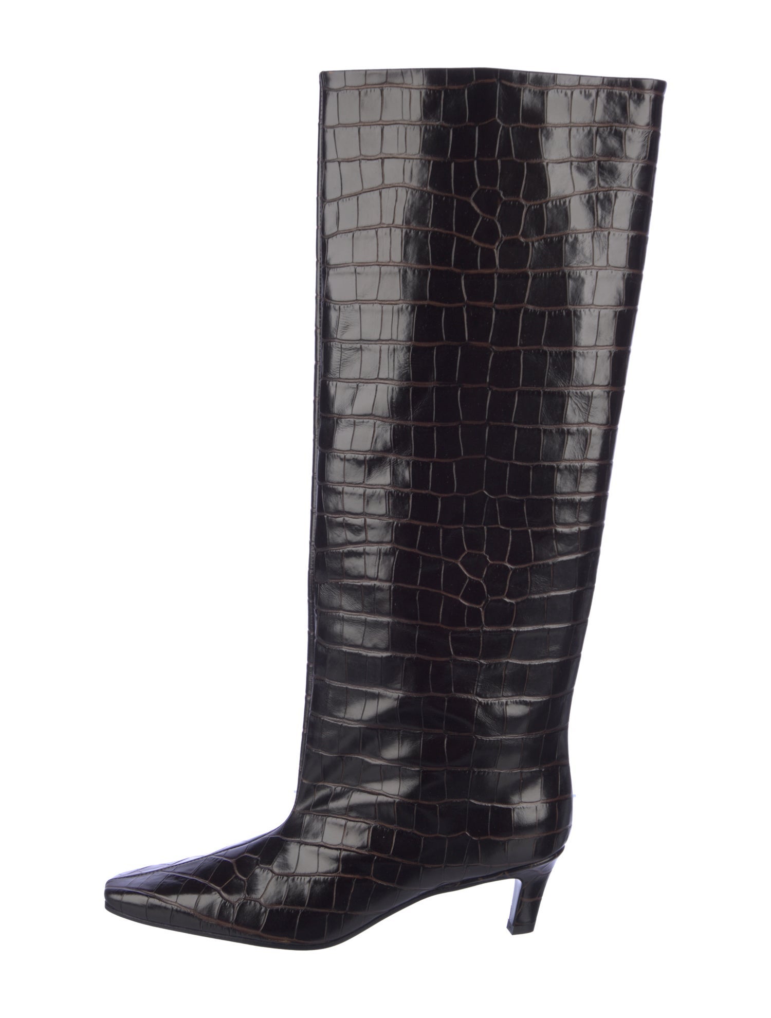 TOTEME Embossed Leather Boots