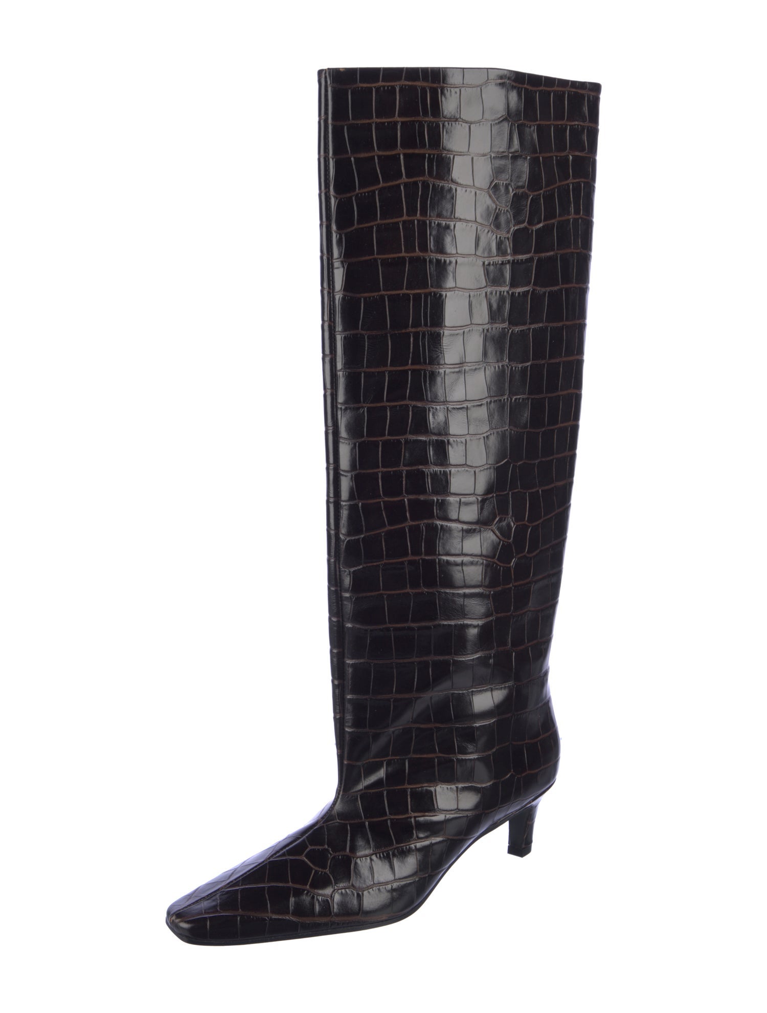 TOTEME Embossed Leather Boots