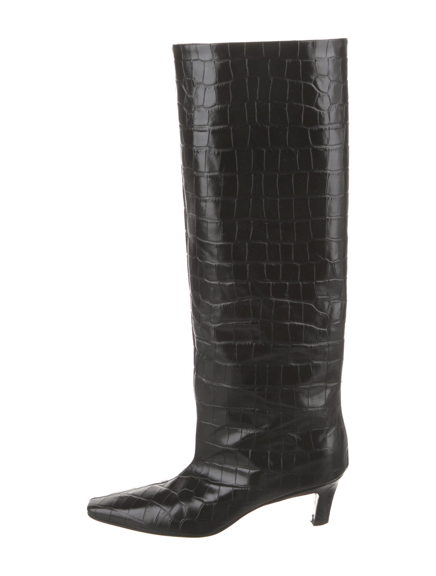 TOTEME Embossed Leather Boots