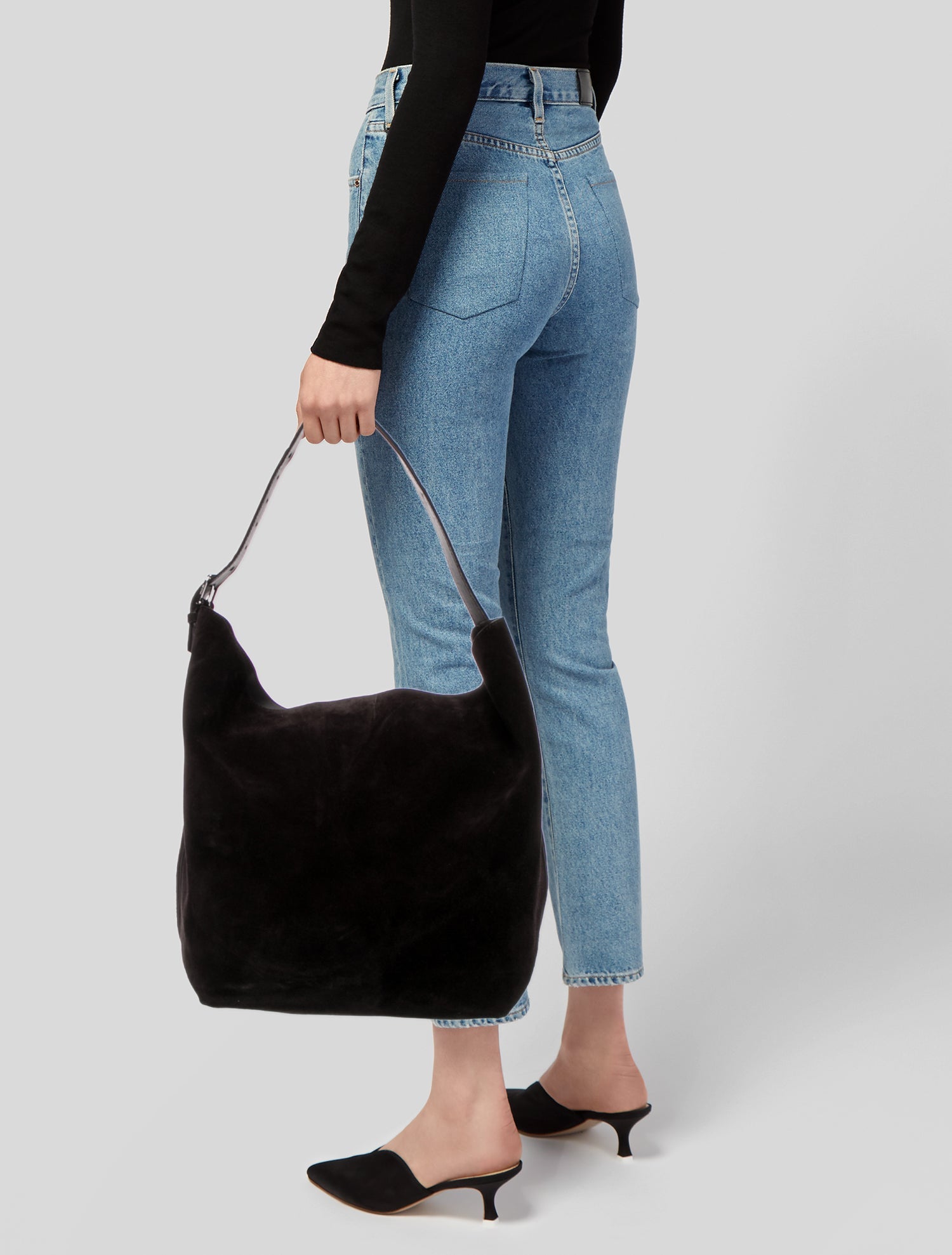 TOTEME Suede Belted Tote