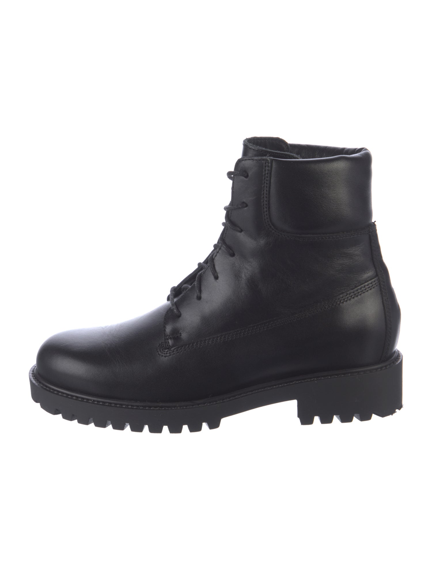 TOTEME Leather Combat Boots