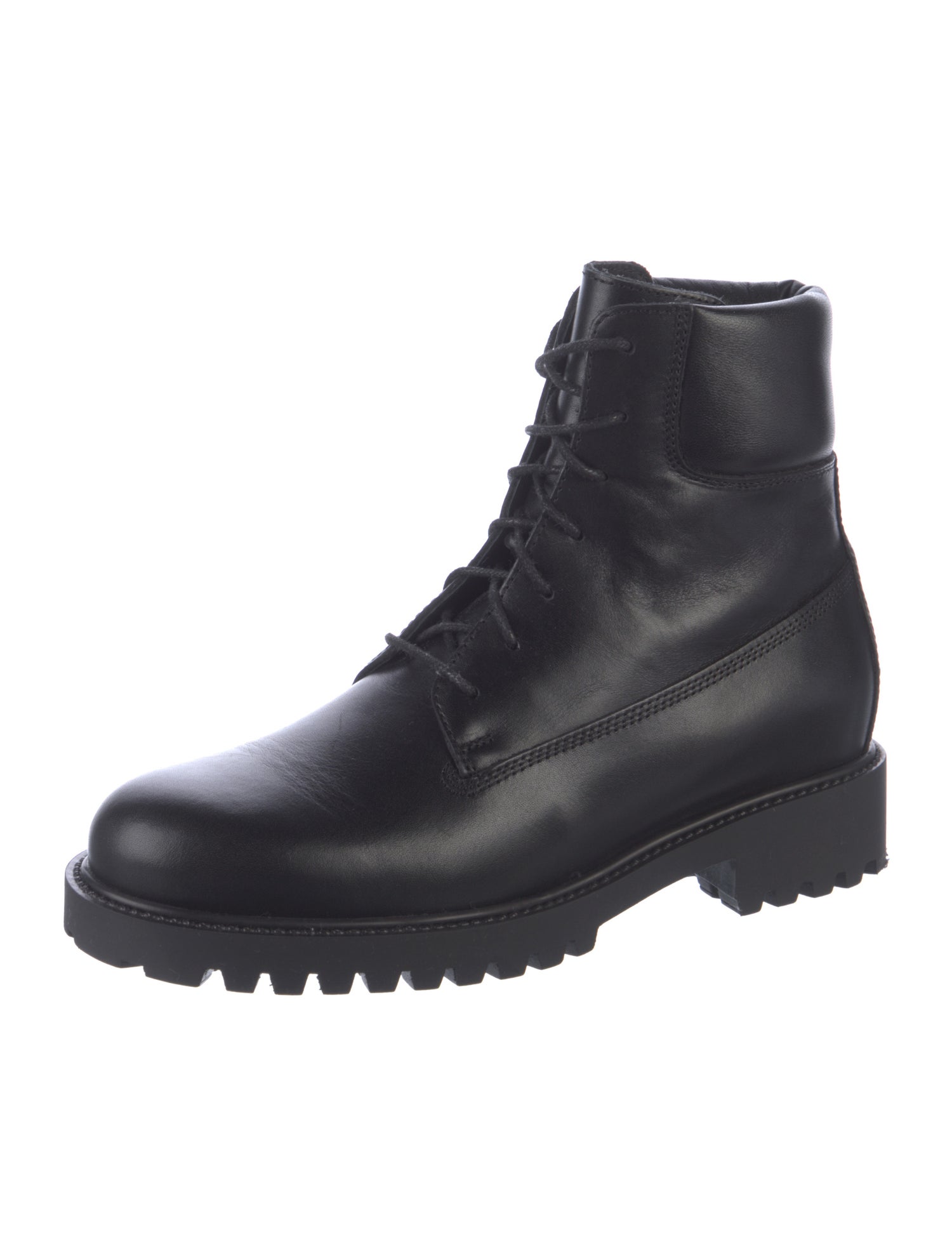 TOTEME Leather Combat Boots