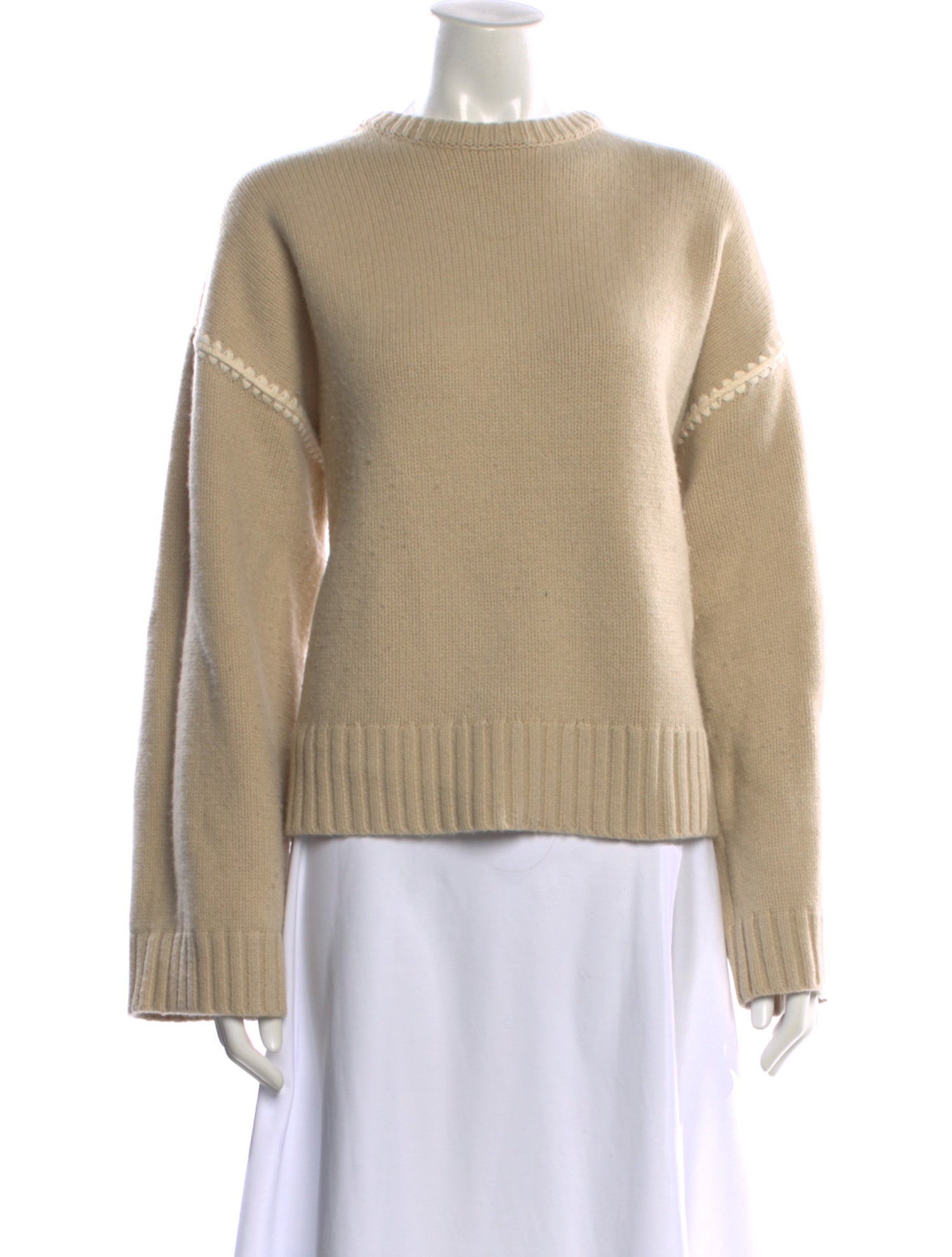 TOTEME Wool Bateau Neckline Sweater