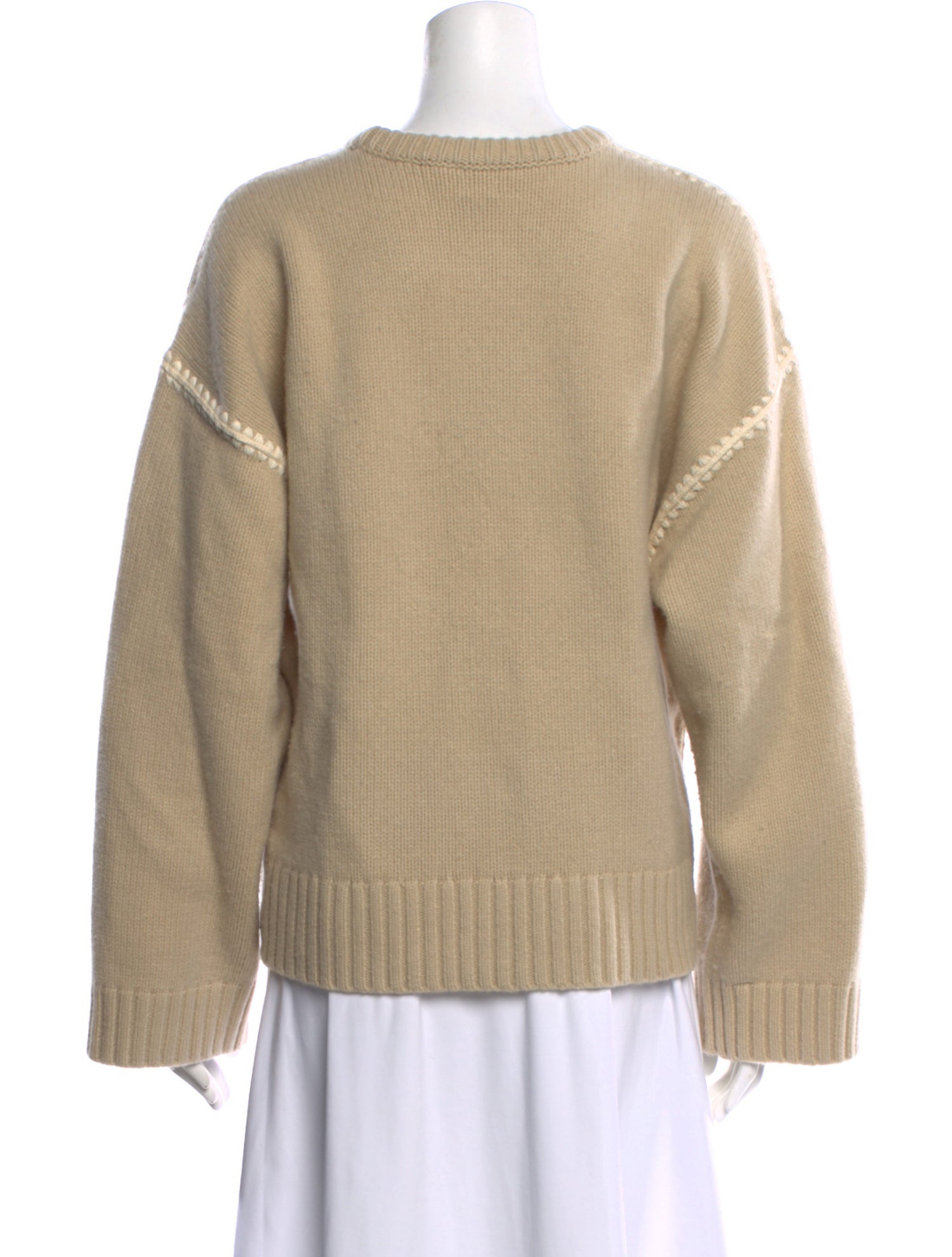 TOTEME Wool Bateau Neckline Sweater