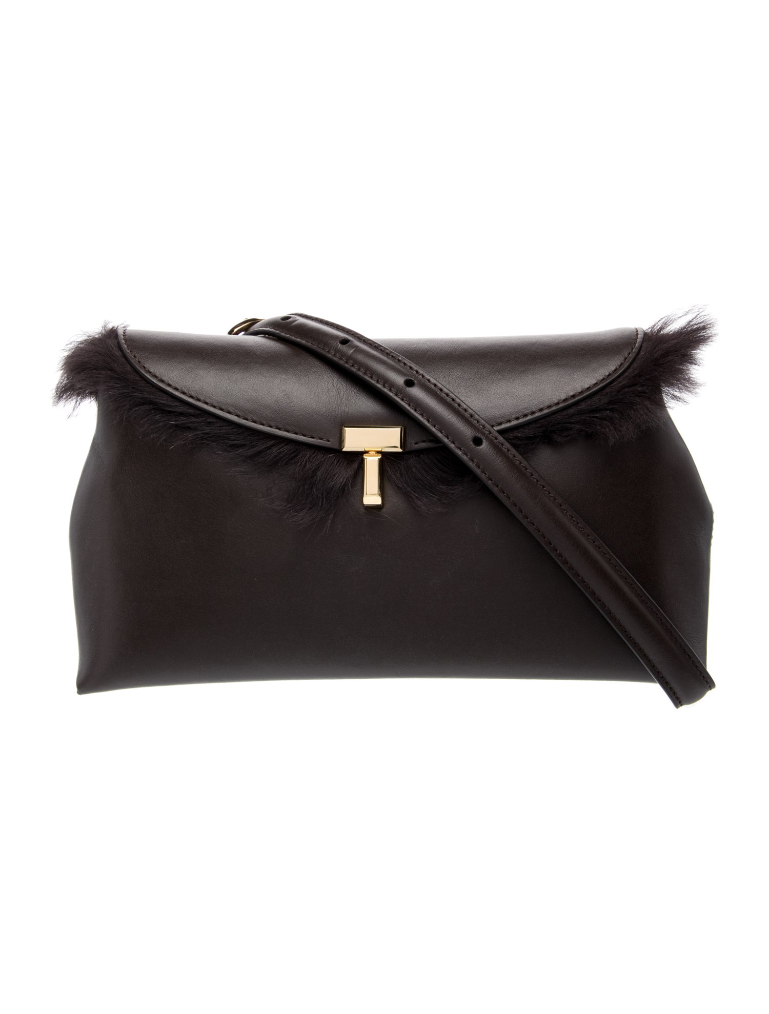 TOTEME Leather Shearling T-Lock