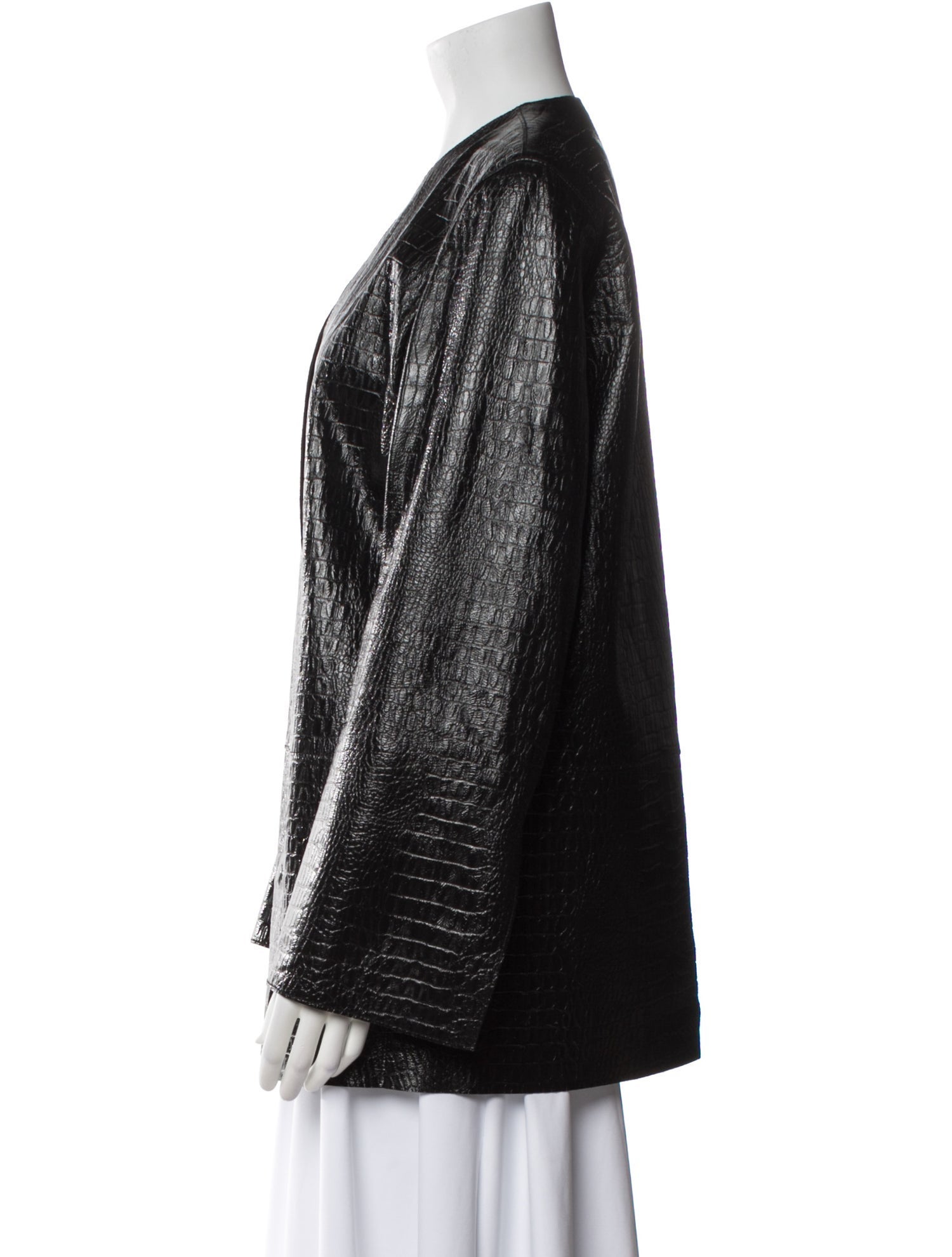 TOTEME Embossed Leather Evening Jacket