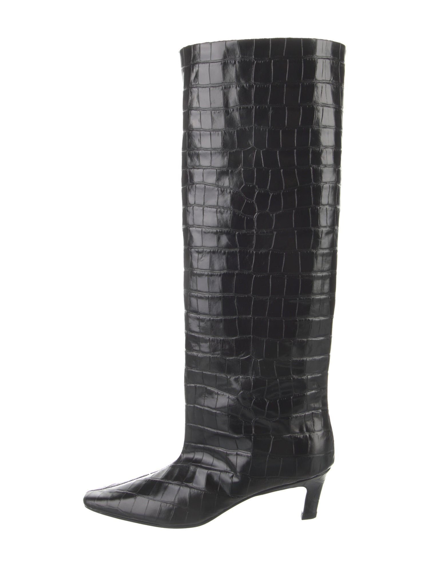 TOTEME Embossed Leather Boots