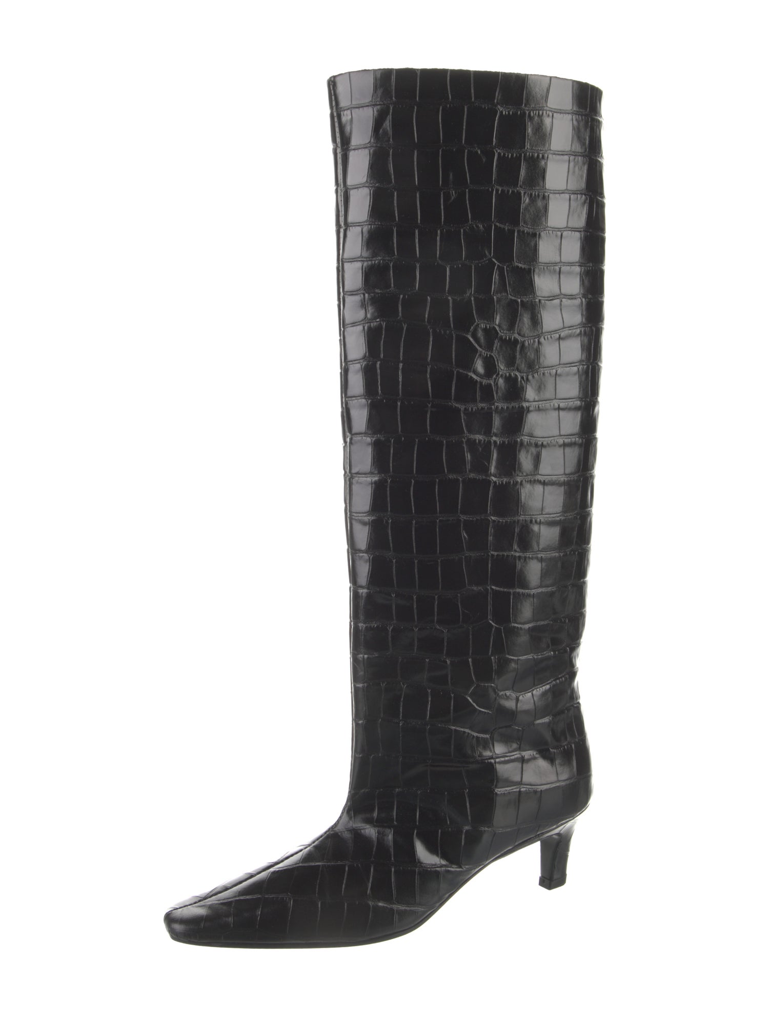 TOTEME Embossed Leather Boots