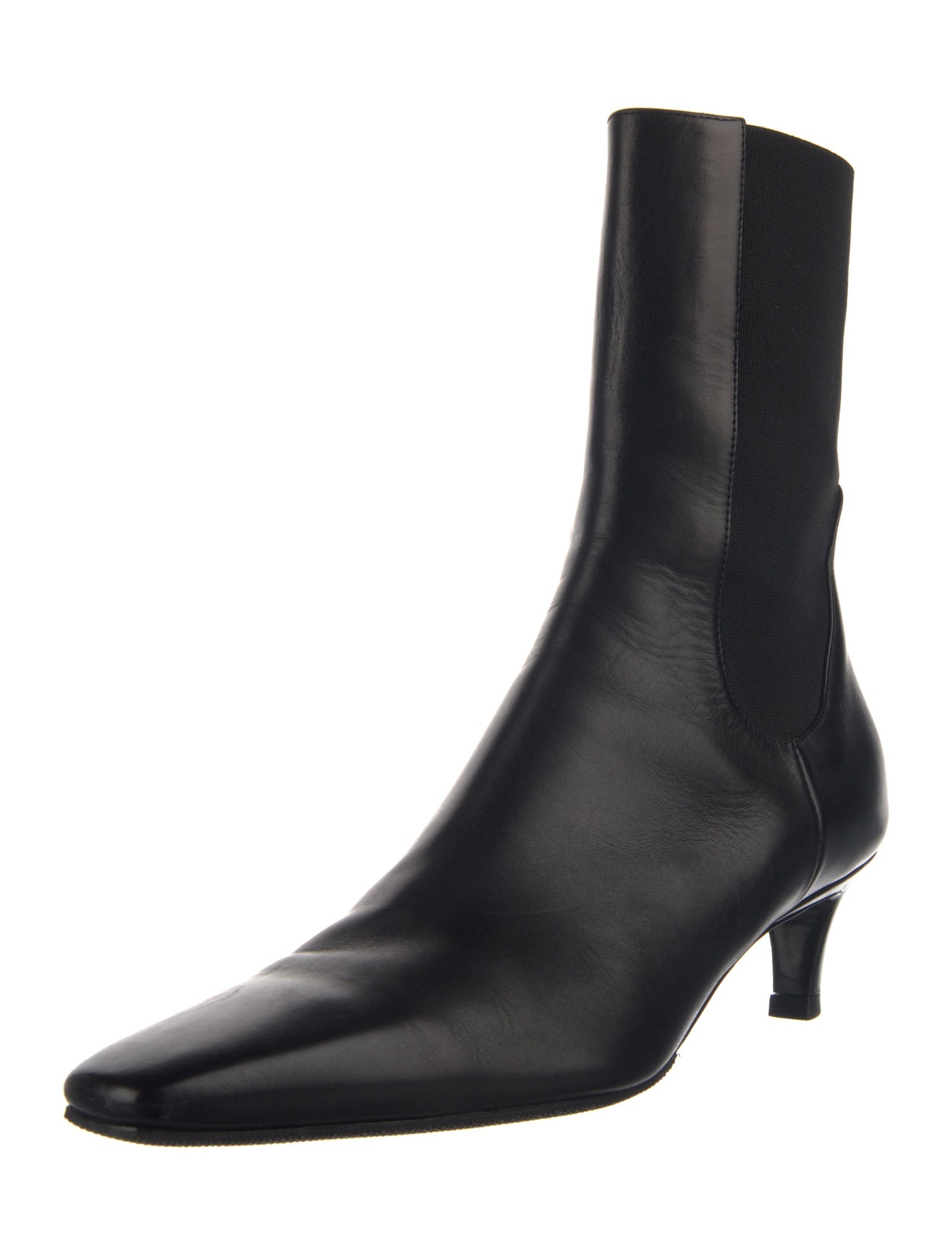 TOTEME Leather Sock Boots