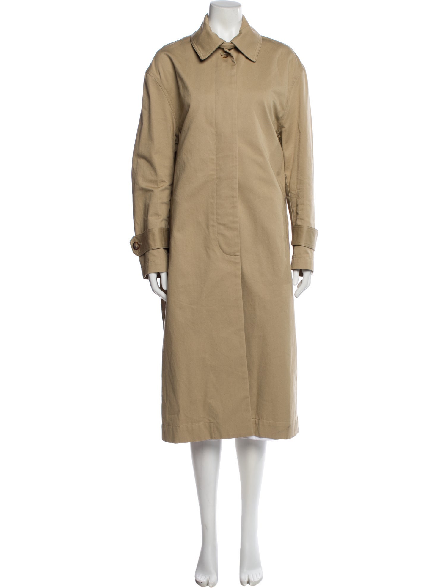 TOTEME Oversized Gabardine Car Trench Coat