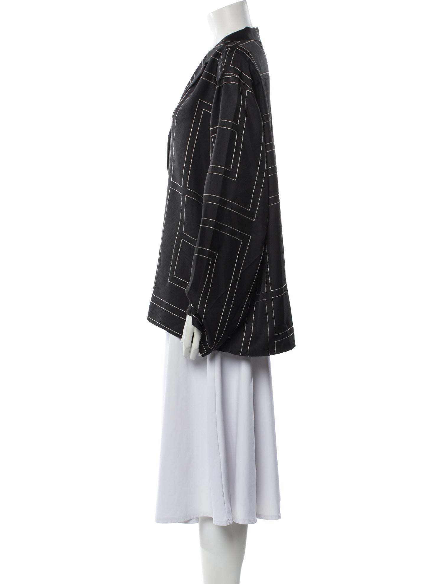 TOTEME Silk Embroidered Accent Pajamas w/ Tags