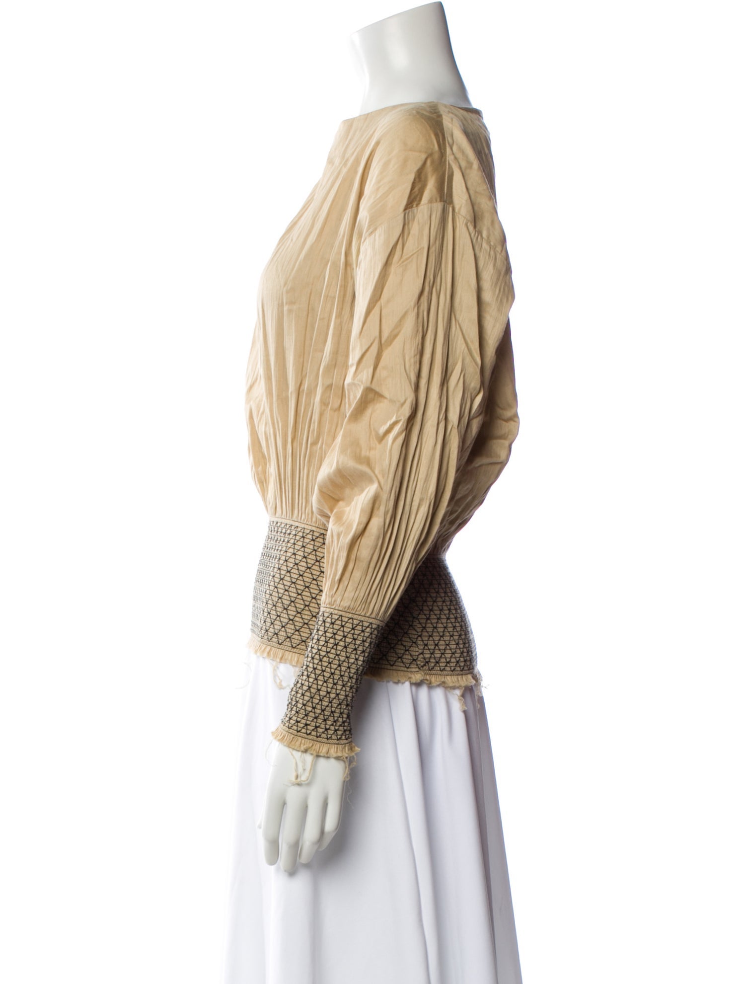 TOTEME Orsaria Bateau Neckline Blouse