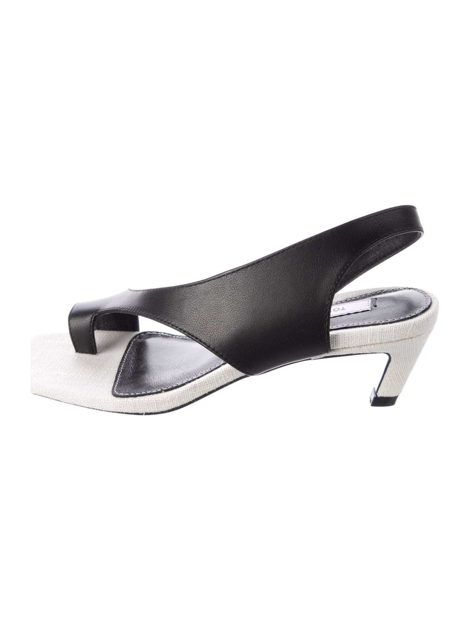 TOTEME Leather Slingback Sandals