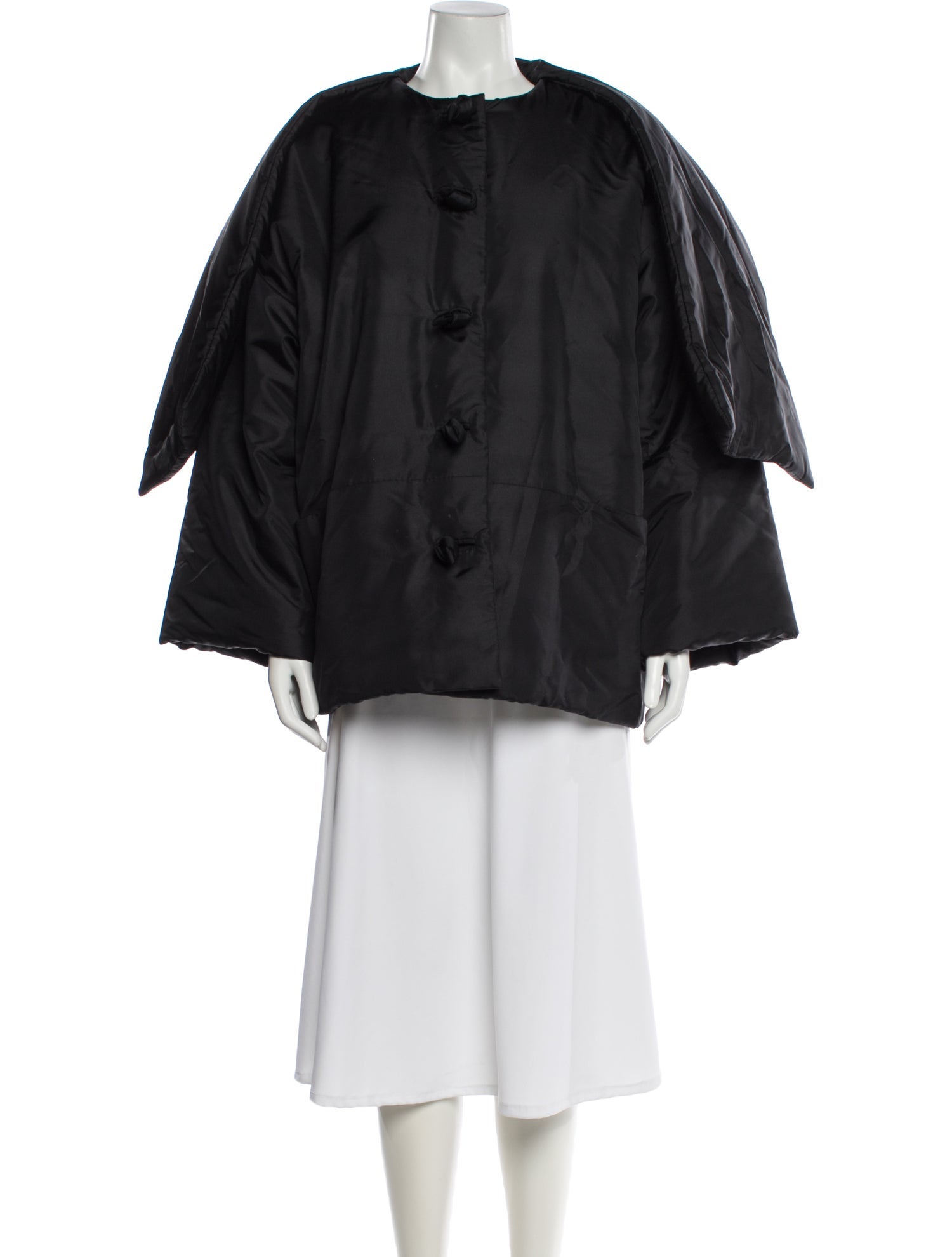 TOTEME Padded Scarf Jacket Nylon Jacket