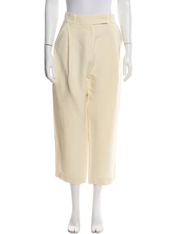 Pre-owned Totême City Sport Trouser Straight Leg Pants In Neutral