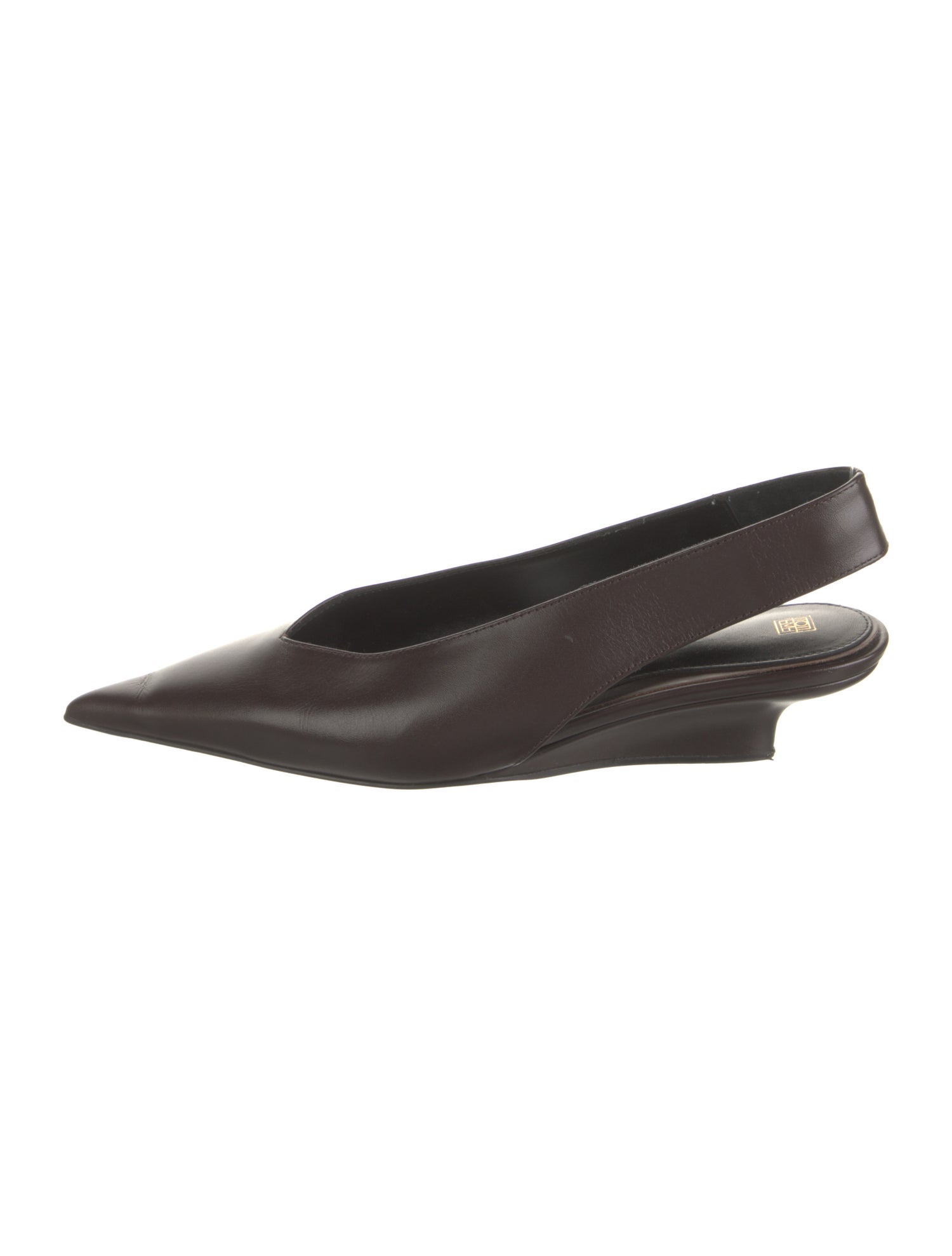 TOTEME Leather Slingback Flats