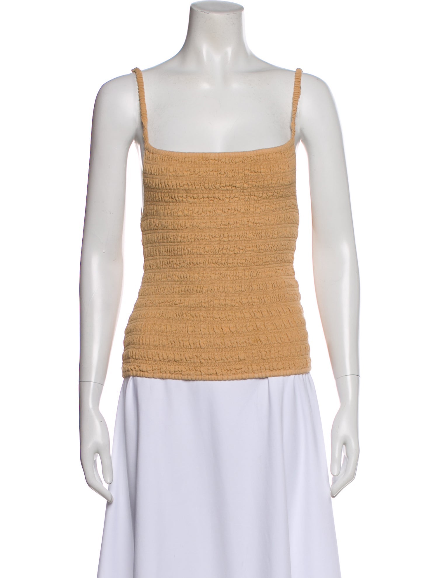 TOTEME Spaghetti Strap Smock Top Square Neckline Top