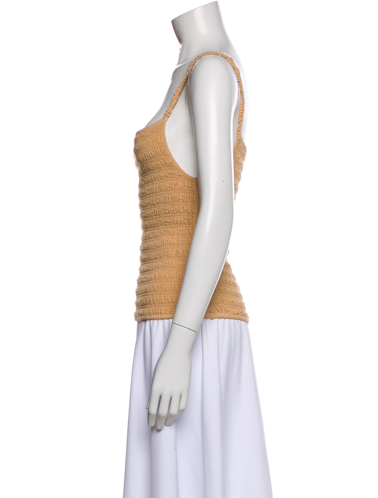 TOTEME Spaghetti Strap Smock Top Square Neckline Top