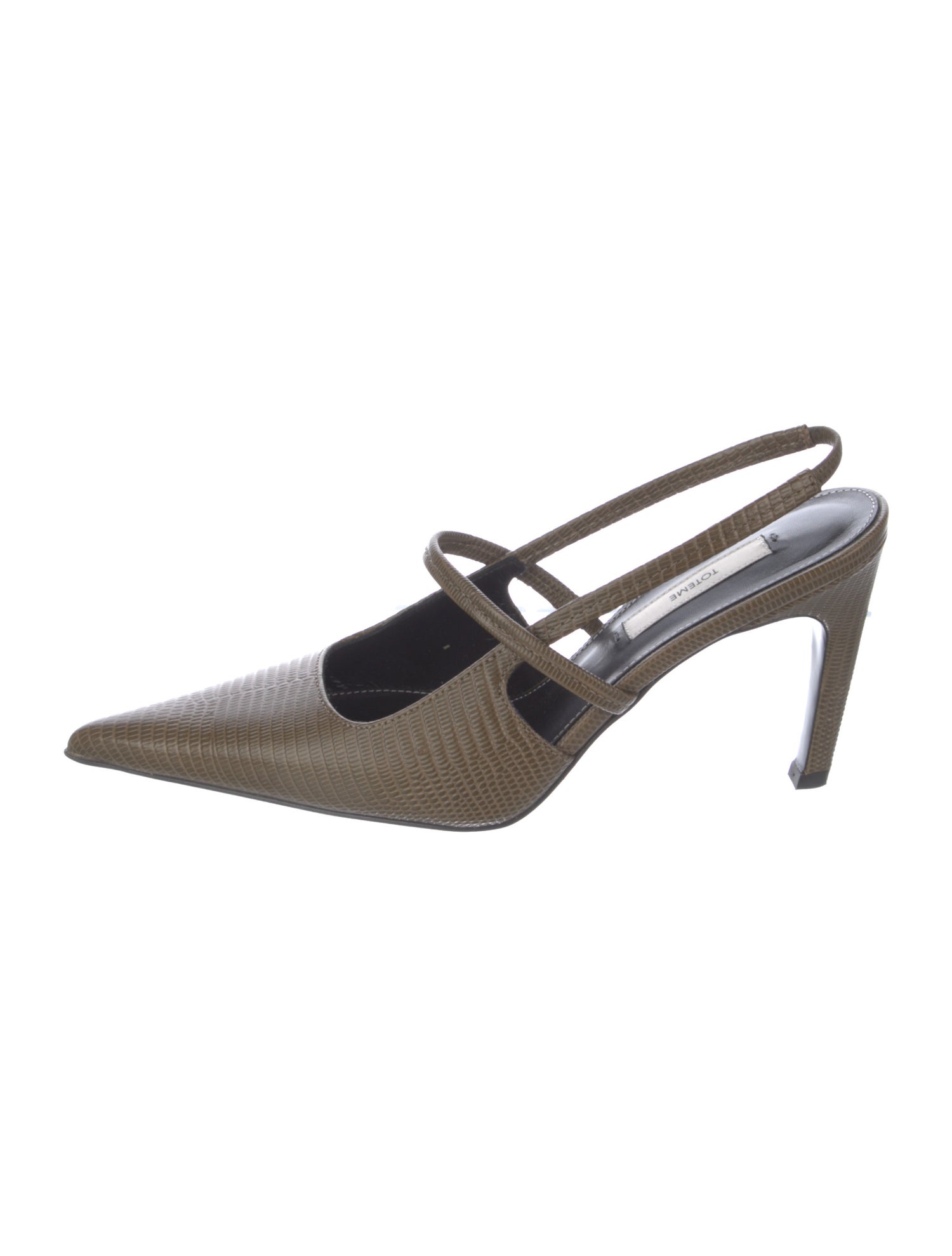 TOTEME Leather Slingback Pumps
