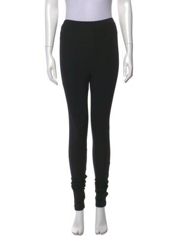 Pre-owned Totême Zip Leggings Skinny Leg Pants In Black