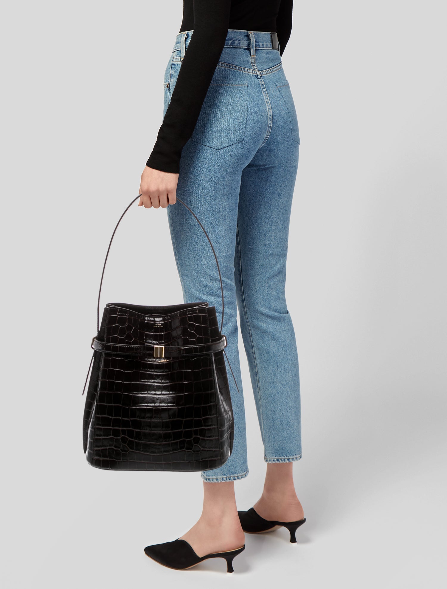 TOTEME Embossed Leather Tote