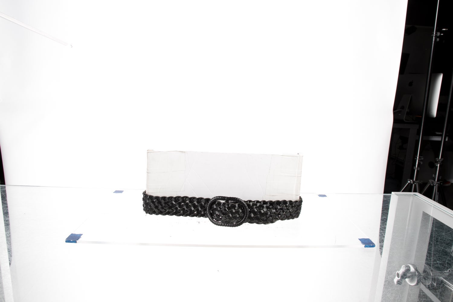 TOTEME Leather Braided Accents Waist Belt