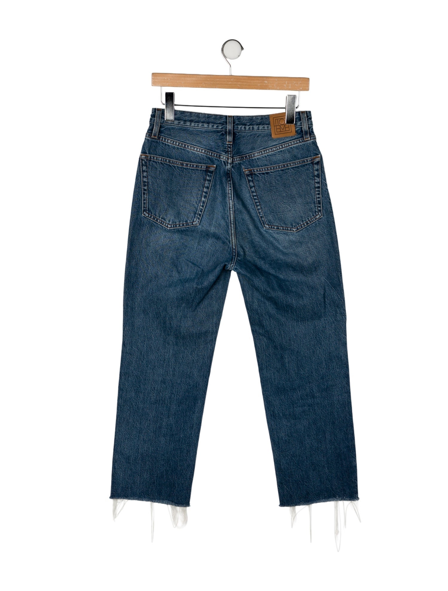 TOTEME High-Rise Straight Leg Jeans