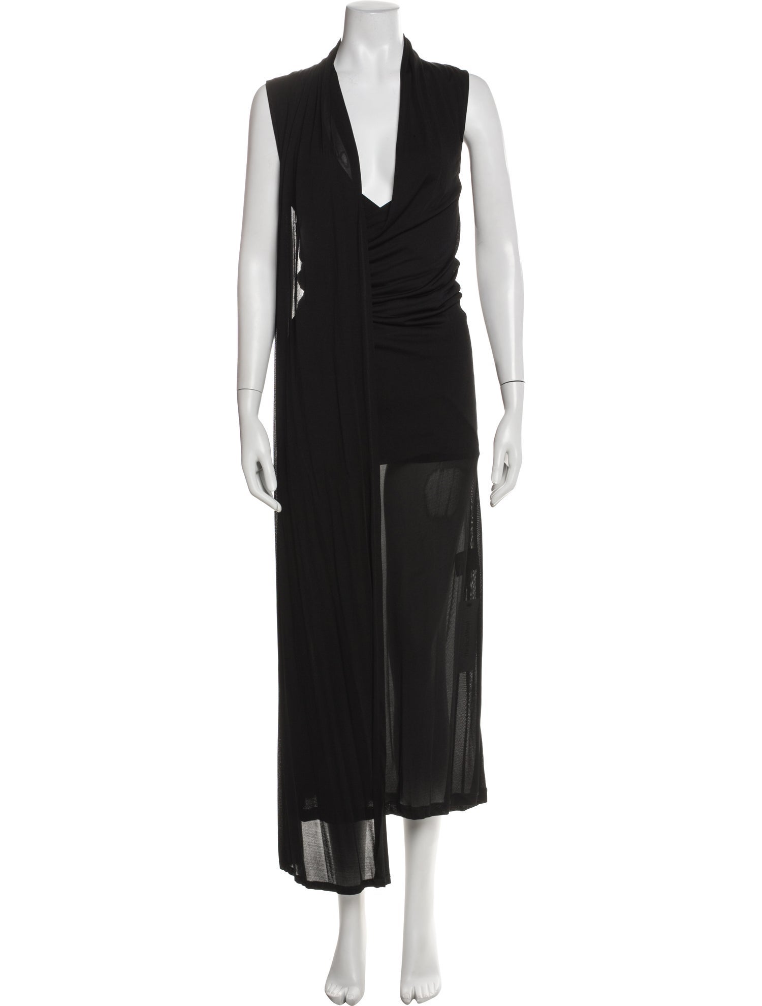 TOTEME Overlapped Scarf Long Dress