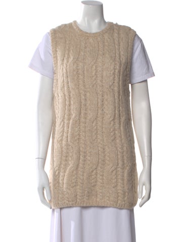 Pre-owned Totême Wool Crew Neck Sweater In Brown
