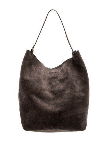 Pre-owned Totême Suede Tote In Brown
