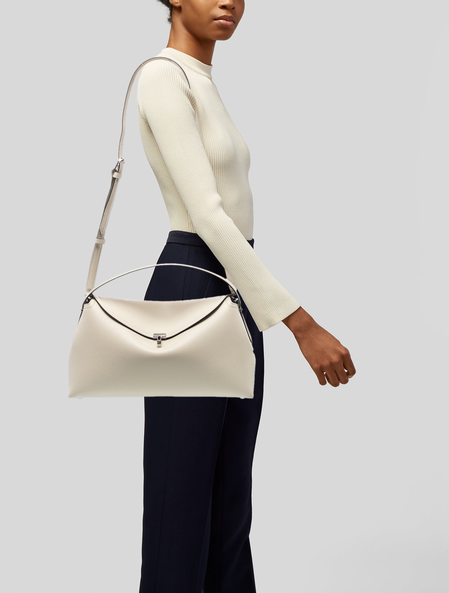 TOTEME Leather T-Lock Large