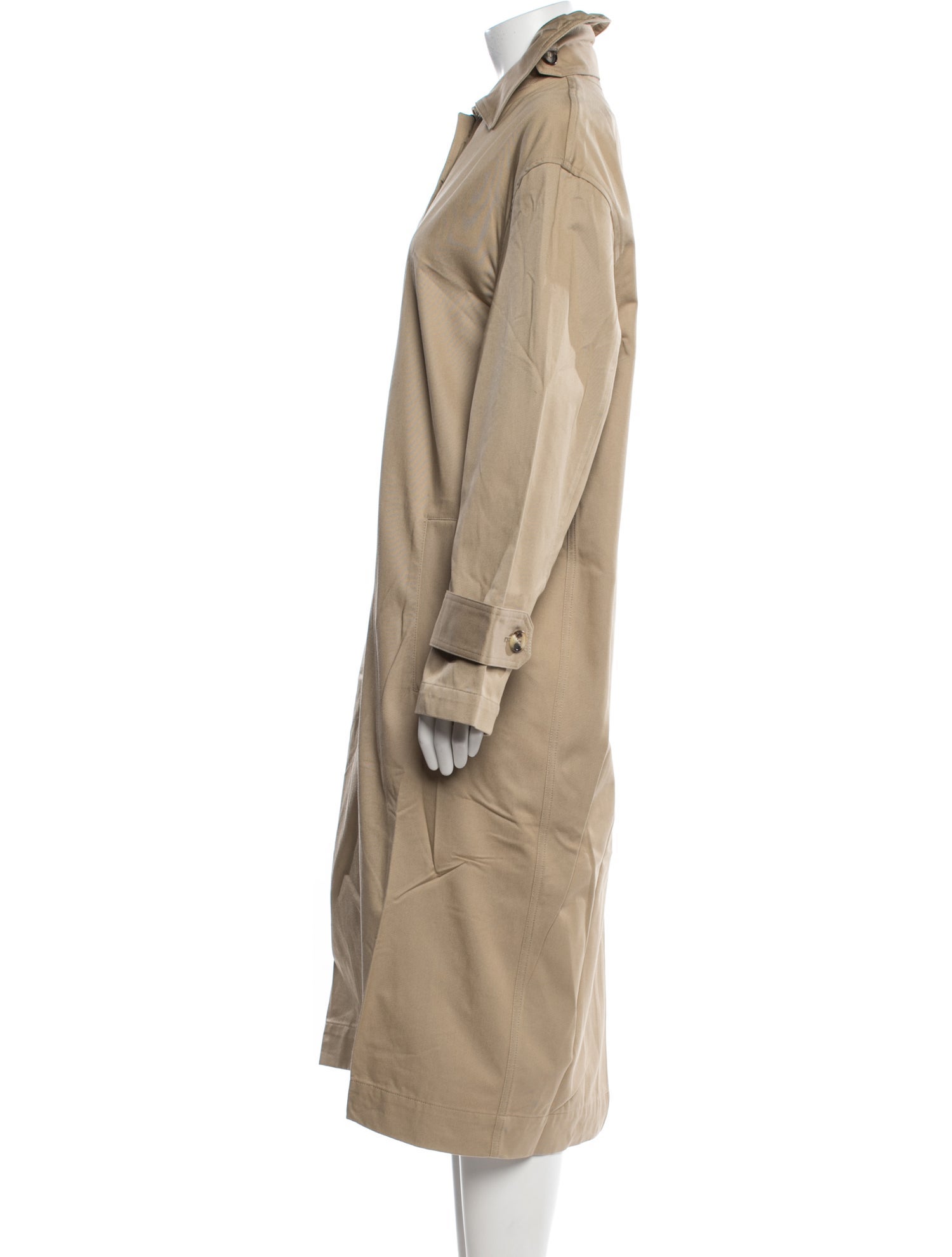 TOTEME Oversize gabardine car coat Trench Coat