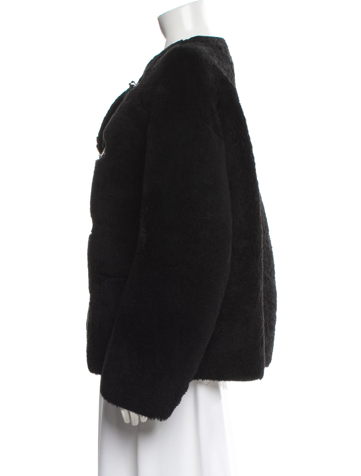 TOTEME Teddy Shearling Clasp Jacket Shearling Jacket