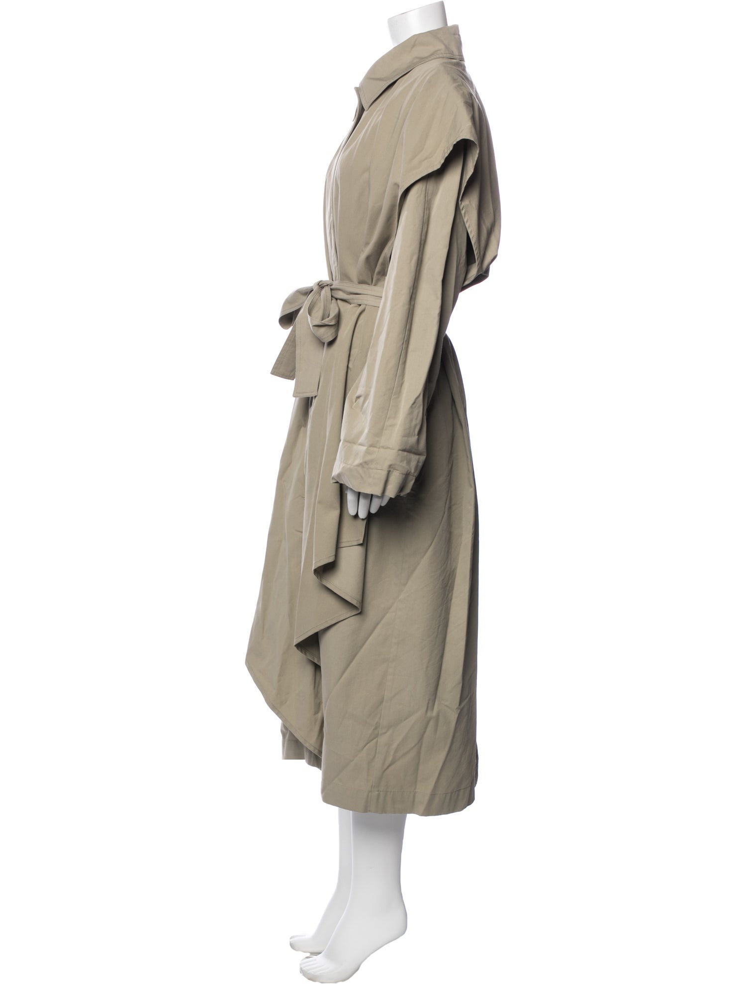 Burberry Doodle Print Gabardine Trench Coat w/ Tags - Brown Coats