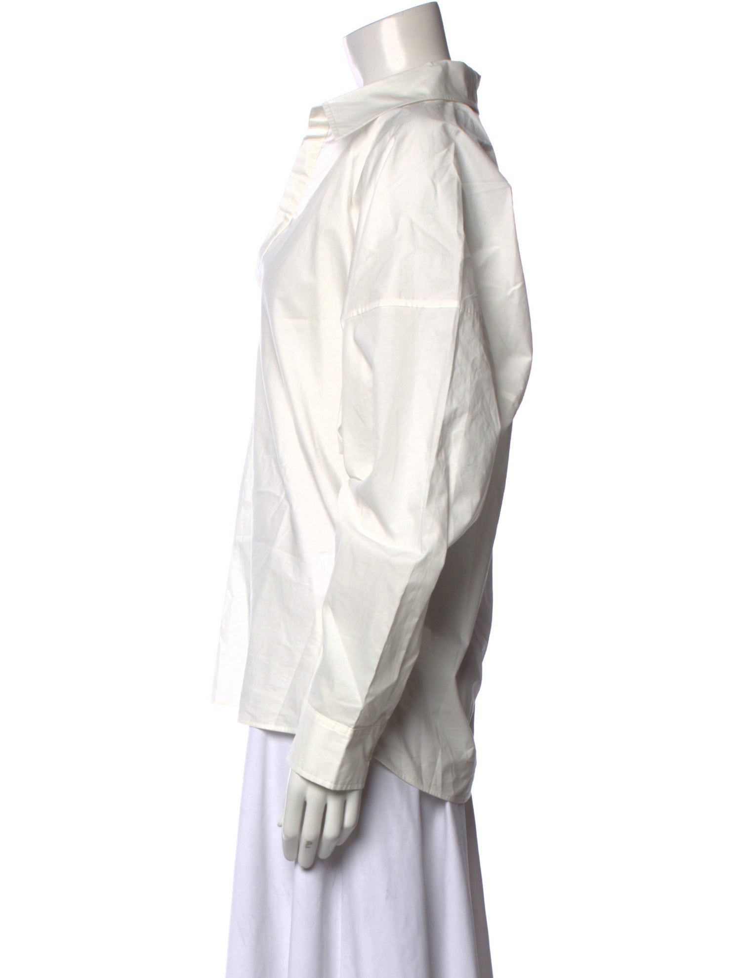 TOTEME Poplin Long Sleeve Button-Up Top w/ Tags