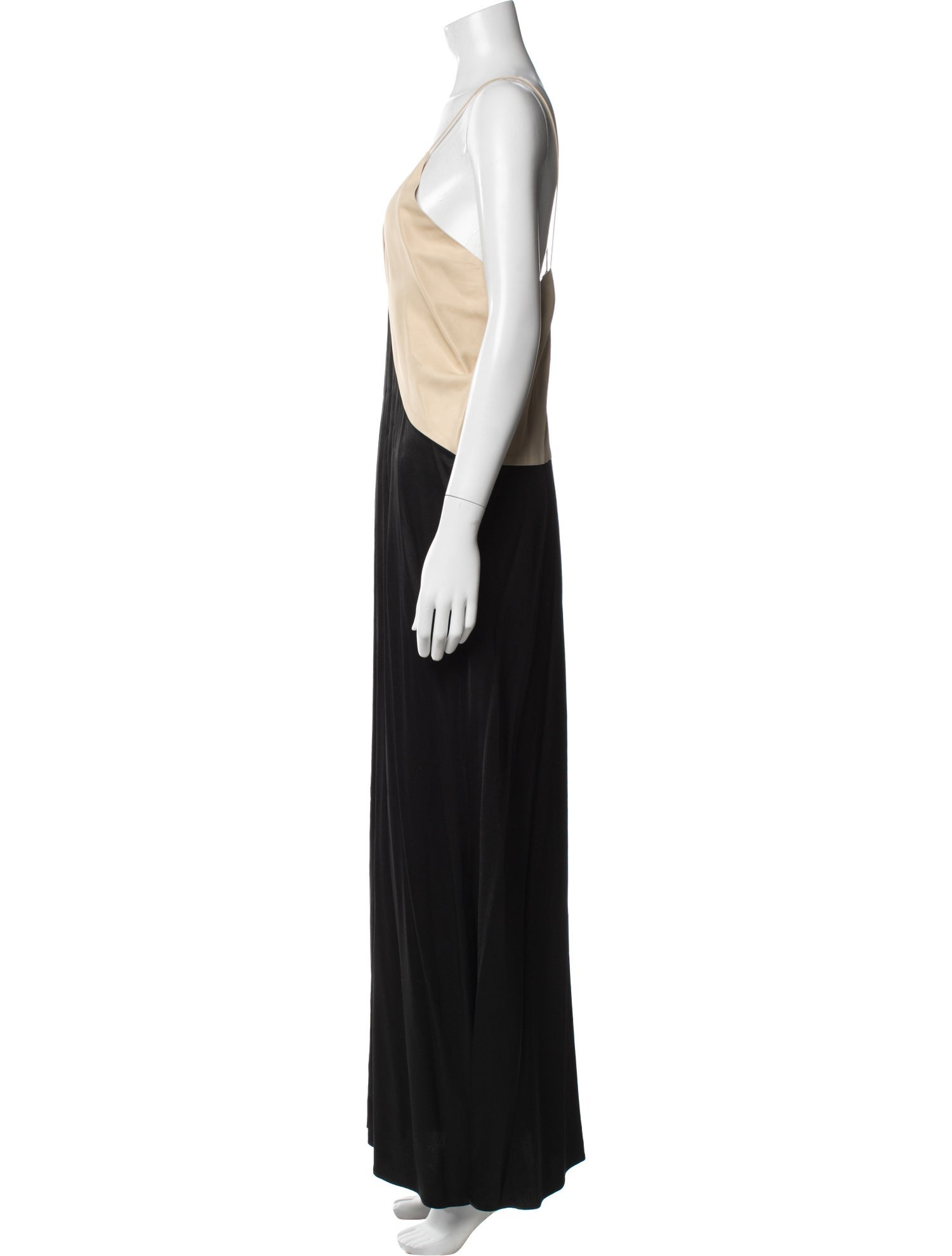TOTEME Colorblock Pattern Long Dress