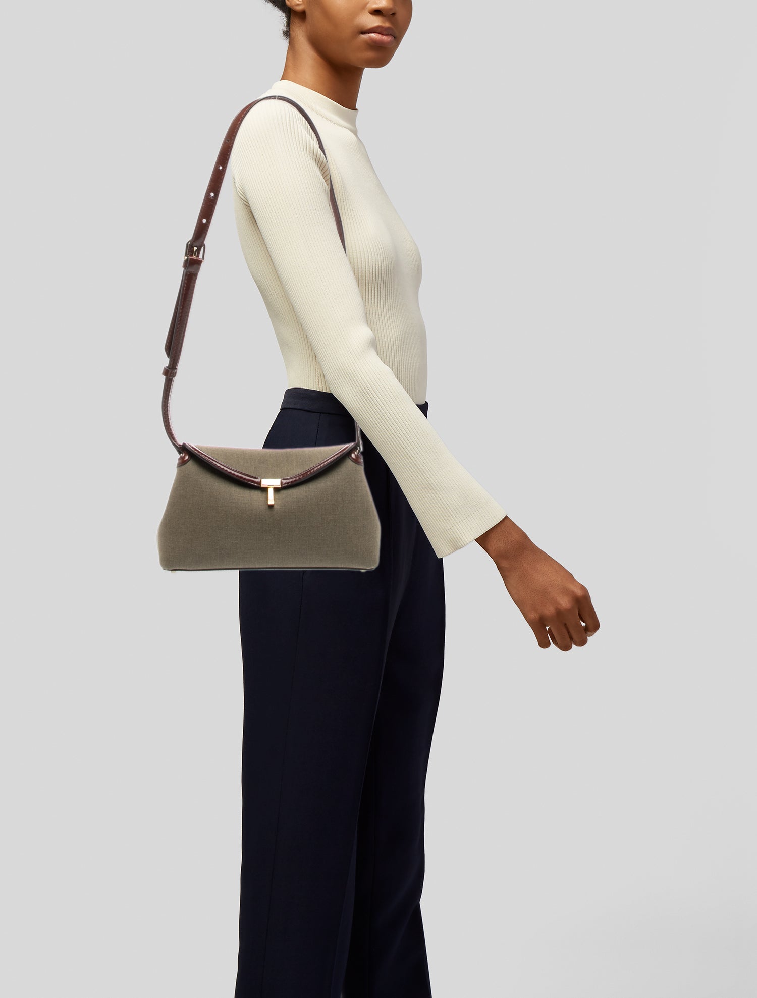 Giorgio Brato Leather Braided Handle Bag - Brown Shoulder Bags