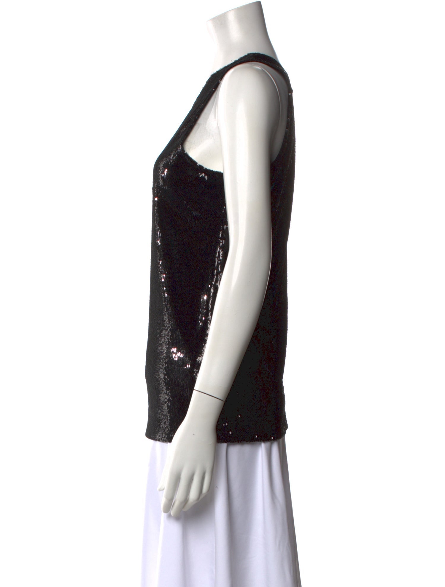 TOTEME Patterned Crew Neck Top