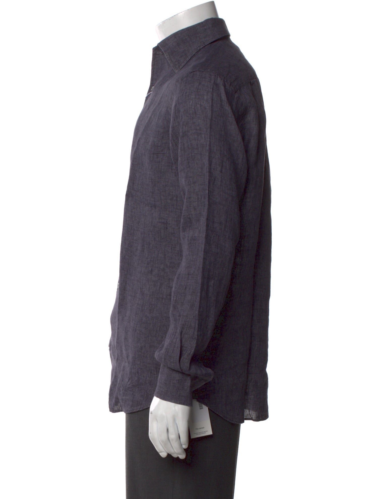 Robert Talbott Linen Long Sleeve Dress Shirt w/ Tags
