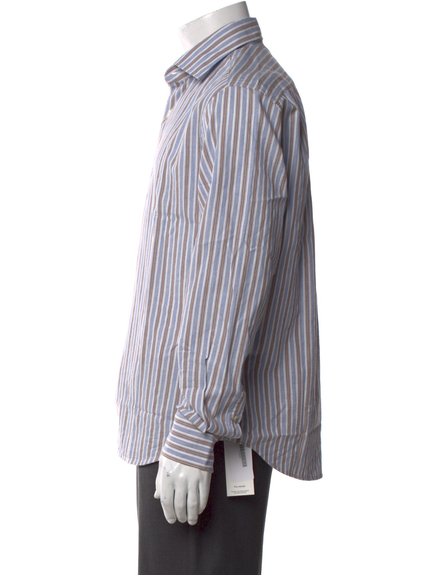Robert Talbott Striped Long Sleeve Dress Shirt w/ Tags
