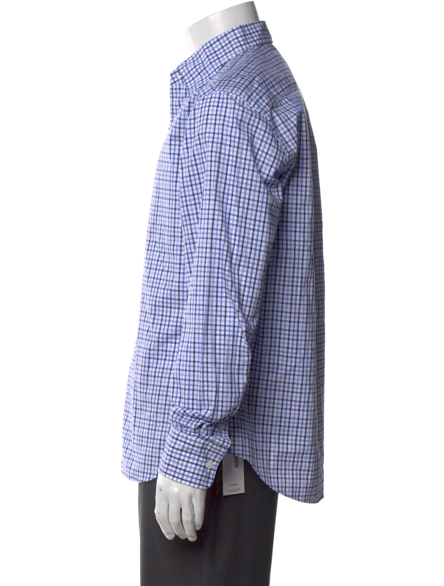 Robert Talbott Plaid Print Long Sleeve Dress Shirt w/ Tags