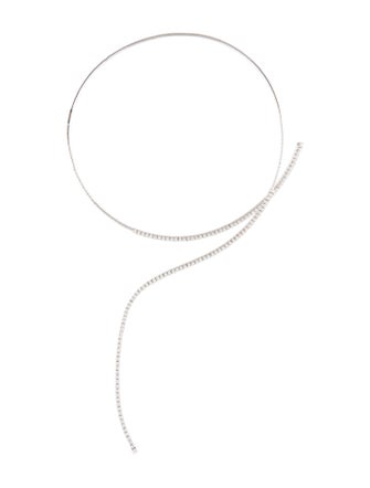 Mattia Cielo 18K Diamond Dew Drop Collar Necklace